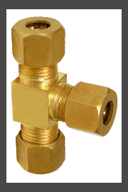 brass compression tee fittings