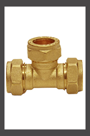 brass compression tee fittings